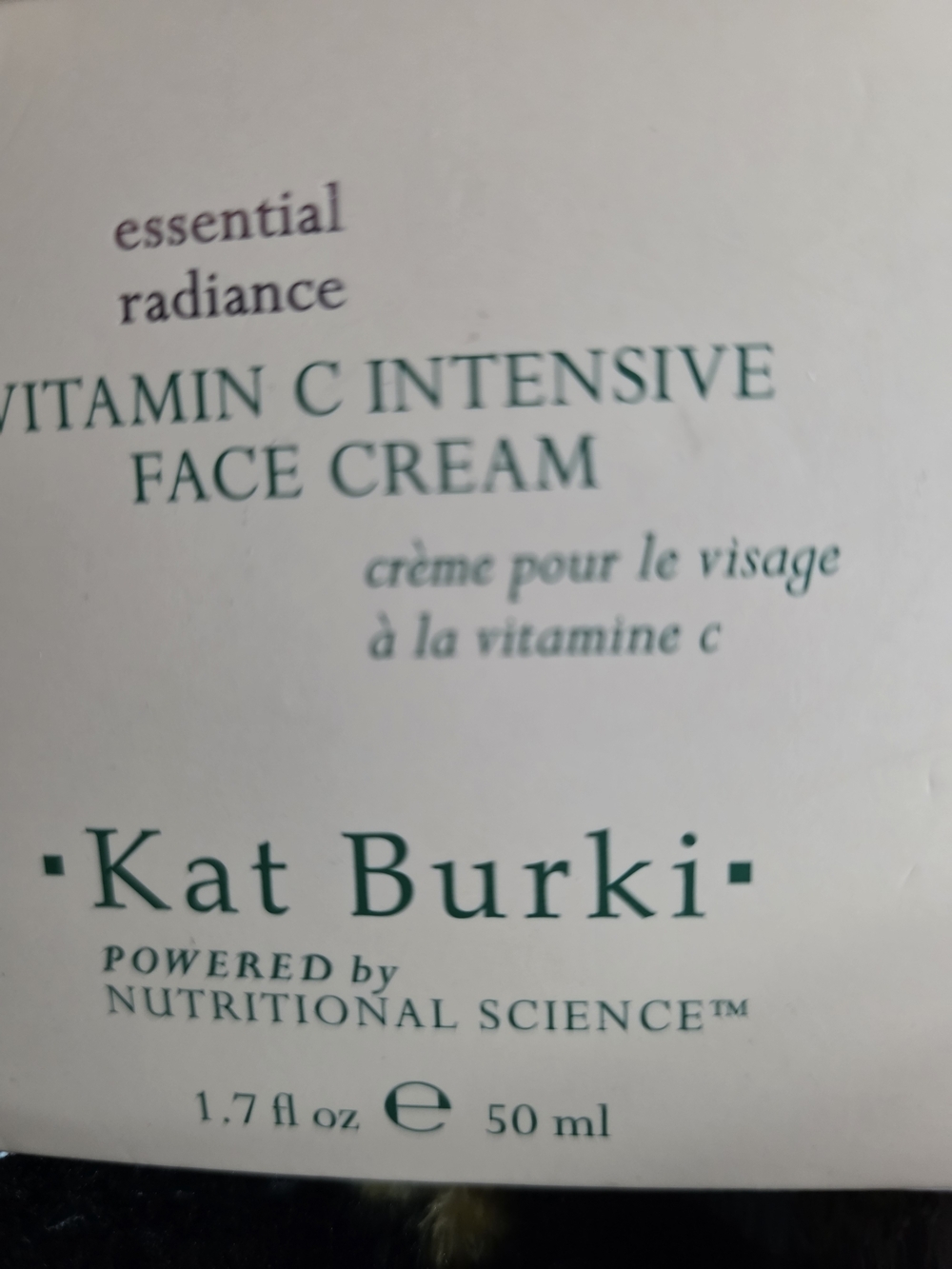 Kat Burki Vitamin C Intensive Face Cream NEW